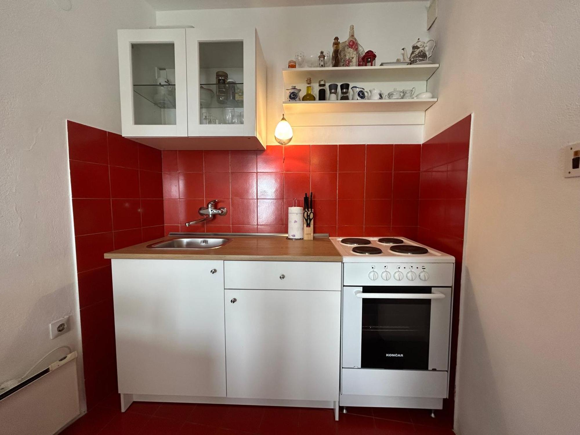 Seafront Studio Apartment+Balcony Podgora Zewnętrze zdjęcie