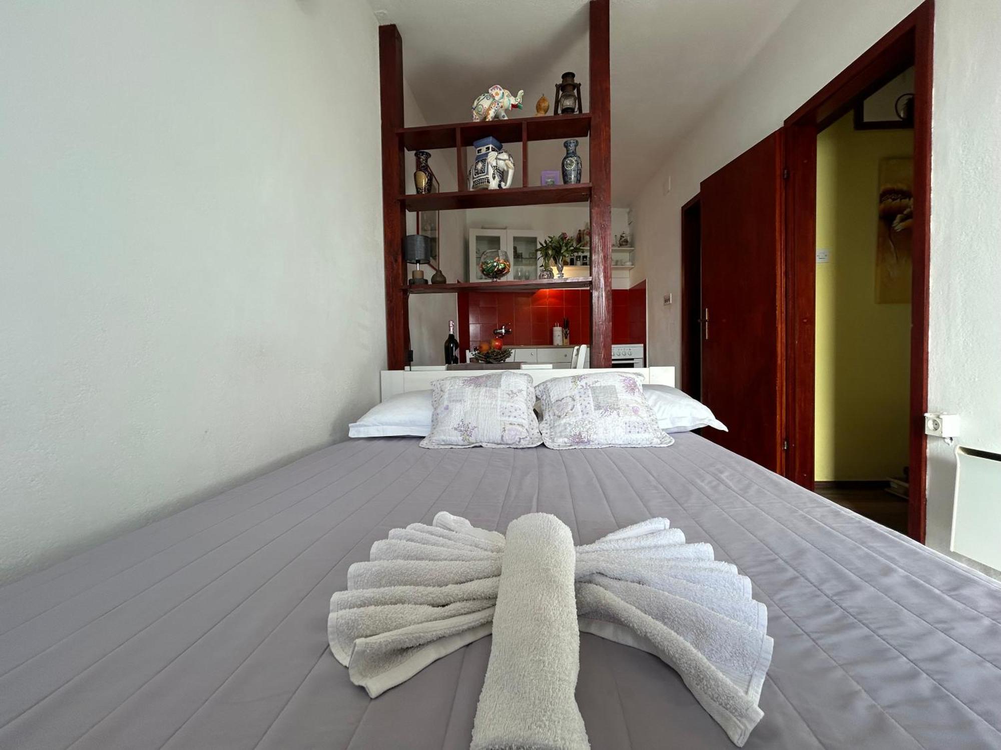 Seafront Studio Apartment+Balcony Podgora Zewnętrze zdjęcie
