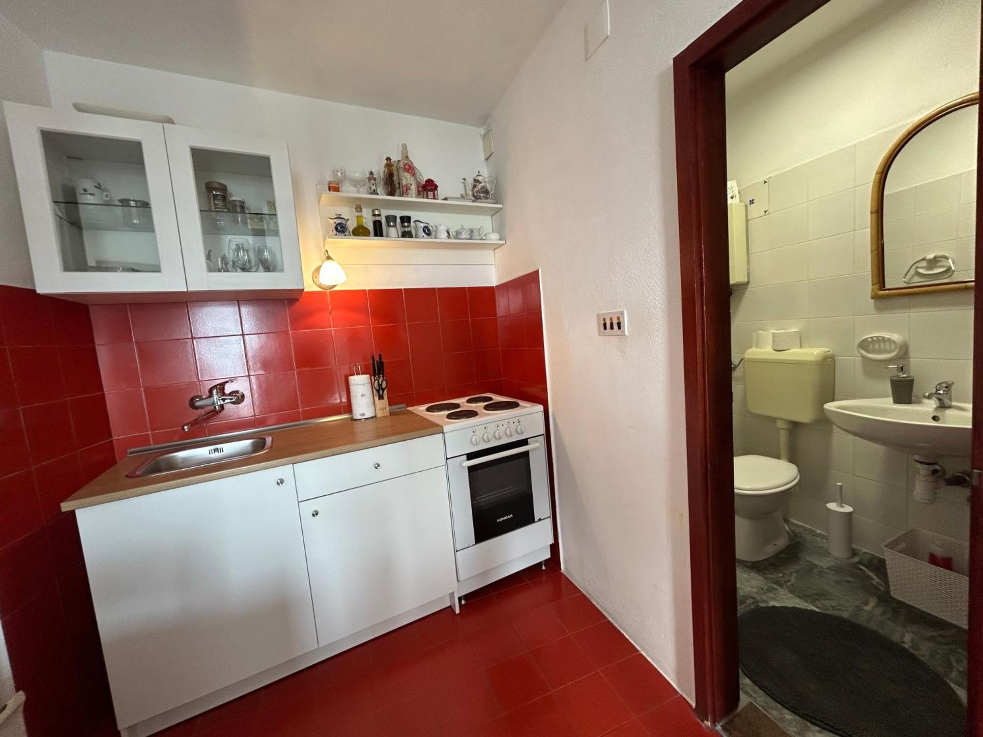 Seafront Studio Apartment+Balcony Podgora Zewnętrze zdjęcie