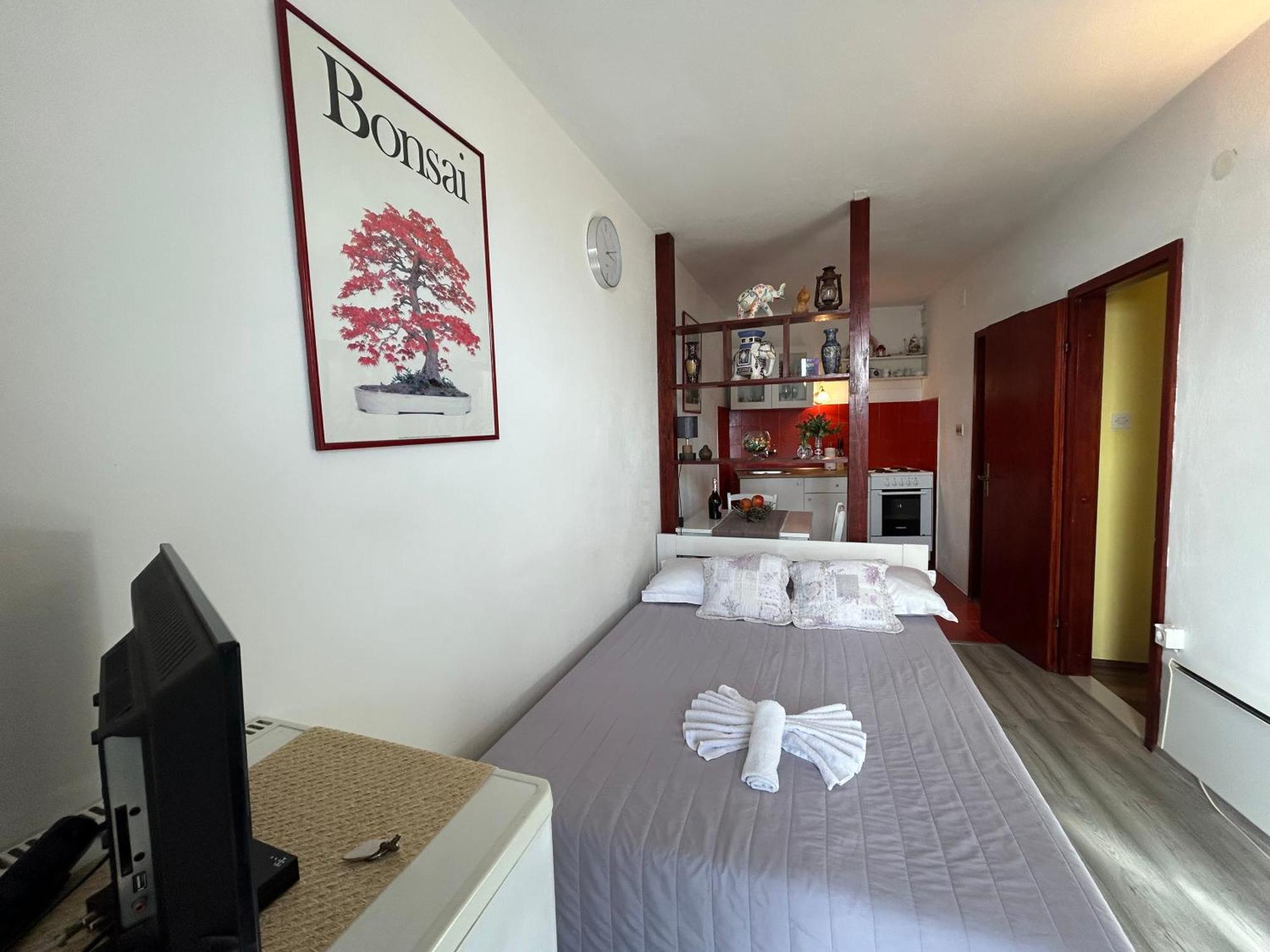 Seafront Studio Apartment+Balcony Podgora Zewnętrze zdjęcie